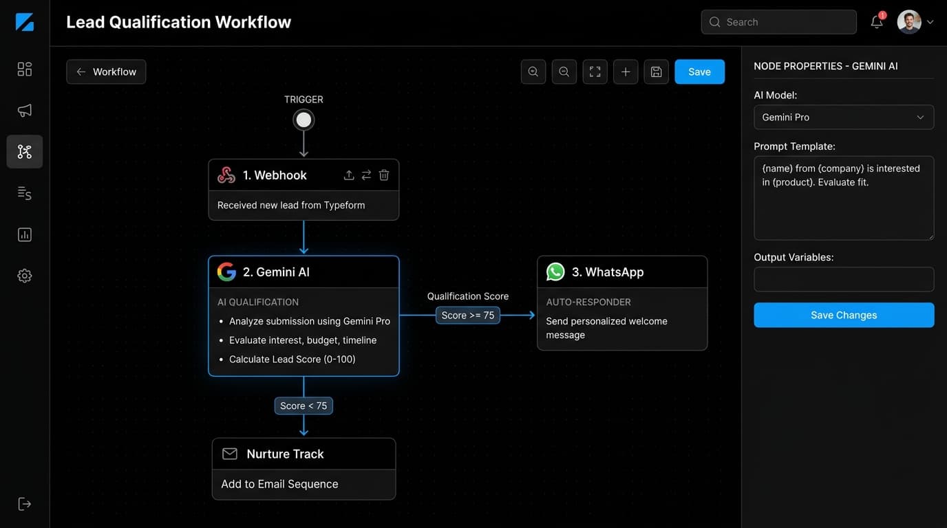 AutomateGrowth AI preview screen 1