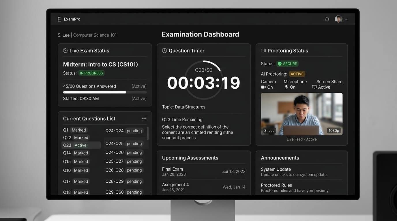 EduExam Cloud preview screen 1